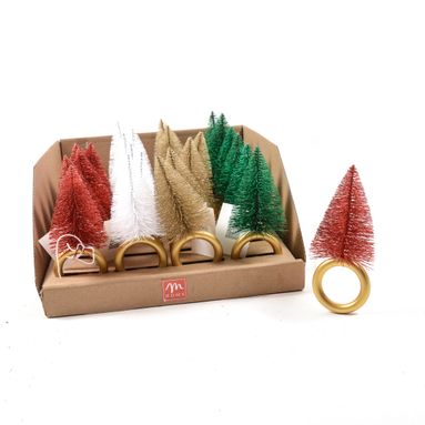 PORTATOVAGLIOLO ALBERO DI NATALE H.14XD.6CM.