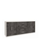 mobile-4-ante-4-cassetti-kit-203x41xh84cm-struttura-ossido-bianco-frontale-ossido-nero