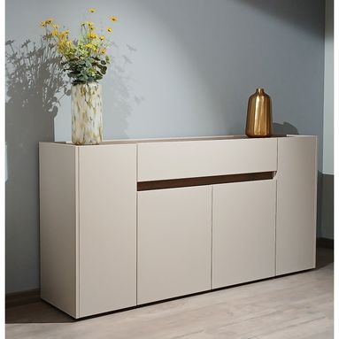 MADIA CRETA 170X40XH85CM NOCE/CASHMERE.