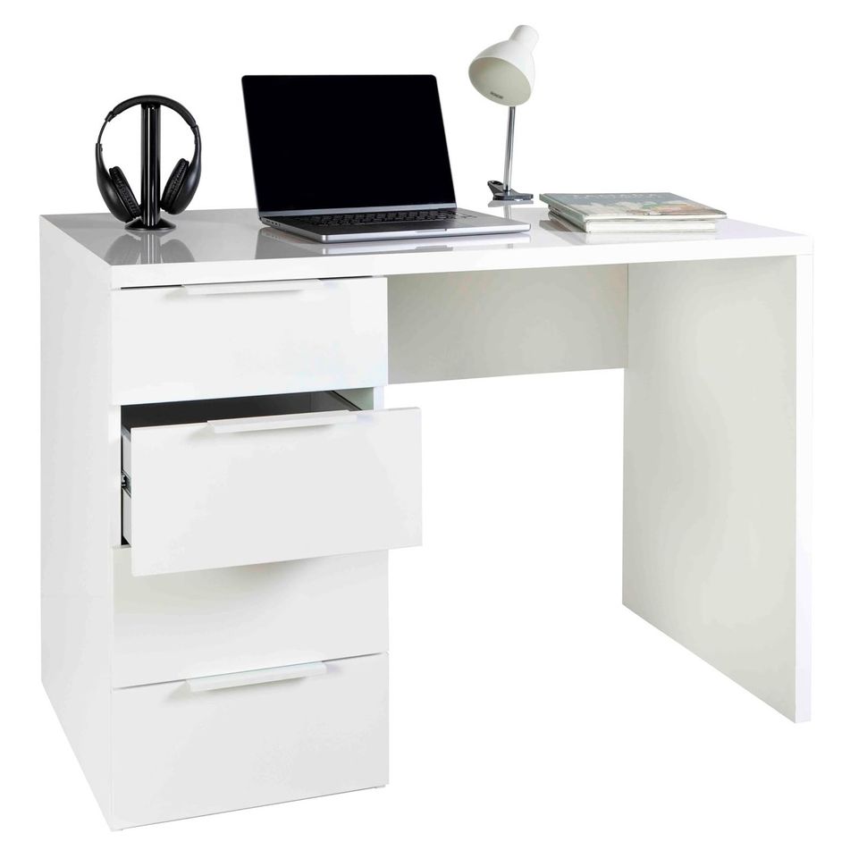 scrivania-moneta-110x60xh74cm-4-cassetti-bianca