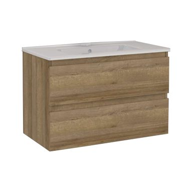 MOBILE BAGNO SOSPESO HAPPY CM.79X40X50H. COLORE ROVERE 