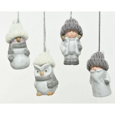 APPENDINO BIANCO PUPAZZO DI NEVE/GUFO