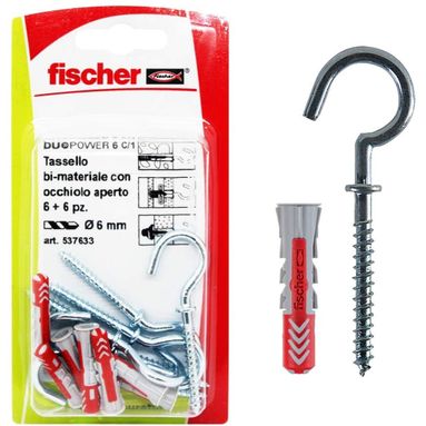 TASSELLI DUOPOWER CON 1K OCCHIOLO APERTO 6 PEZZI