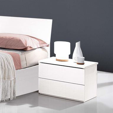 COMODINO SIMPLI BIANCO GR. 49X38XH41CM.