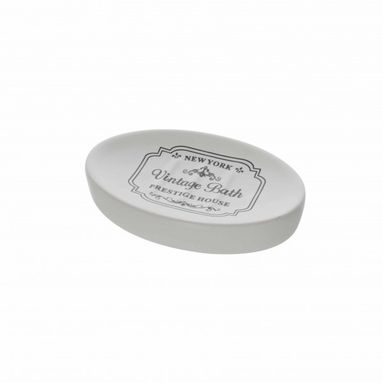 PORTASAPONE BIANCO IN CERAMICA