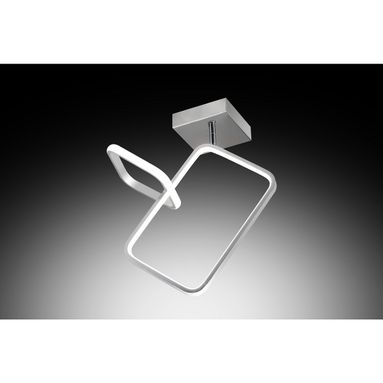 PLAFONIERA LED JODI 24W 36X15XH39CM CROMO