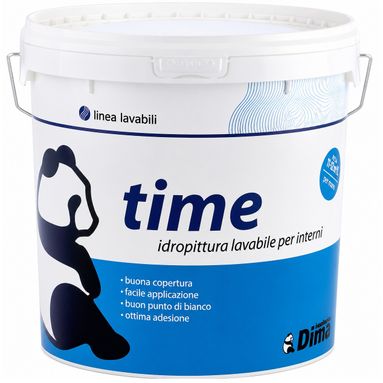 IDROPITTURA TRASPIRANTE LAVABILE TIME 14L BIANCA