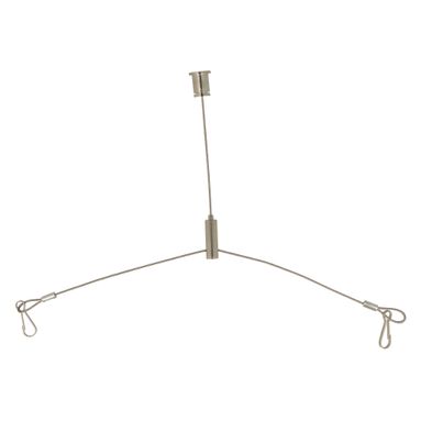 KIT PENDINATURA A SOFFITTO DOPPIO BALL CABLE 100CM