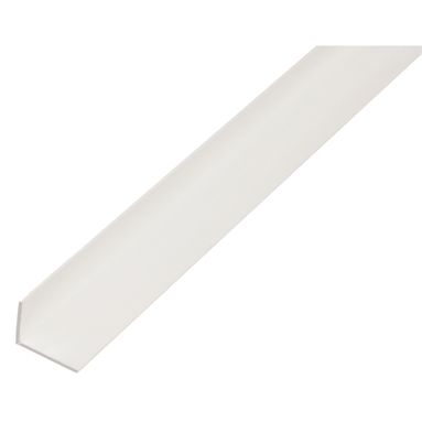 PROFILO ANGOLARE 10X40X1000MM PVC BIANCO