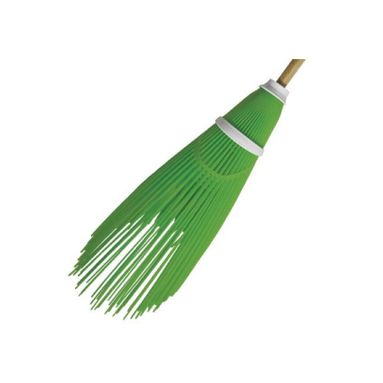SCOPA IN PVC VERDE 60CM SENZA MANICO