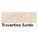 BORDO PRECOLLATO 5M TRAVERTINO SARDO H33MM
