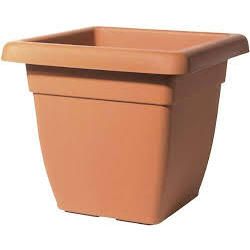 VASO QUADRO ATENA 40X40XH35CM COLOR TERRACOTTA