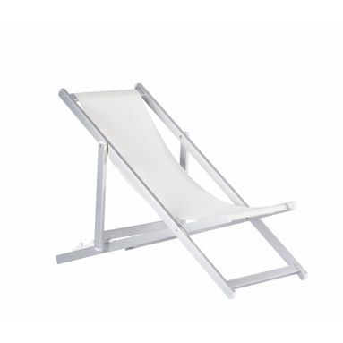 SDRAIO 98X68XH106CM BIANCO E ALLUMINIO 40X20MM