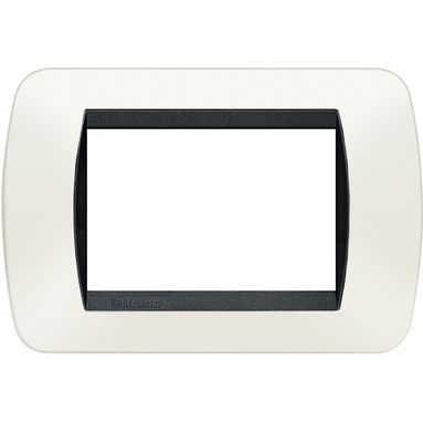 PLACCA LIVING INTERNATIONAL 3 POSTI BIANCA CON COR