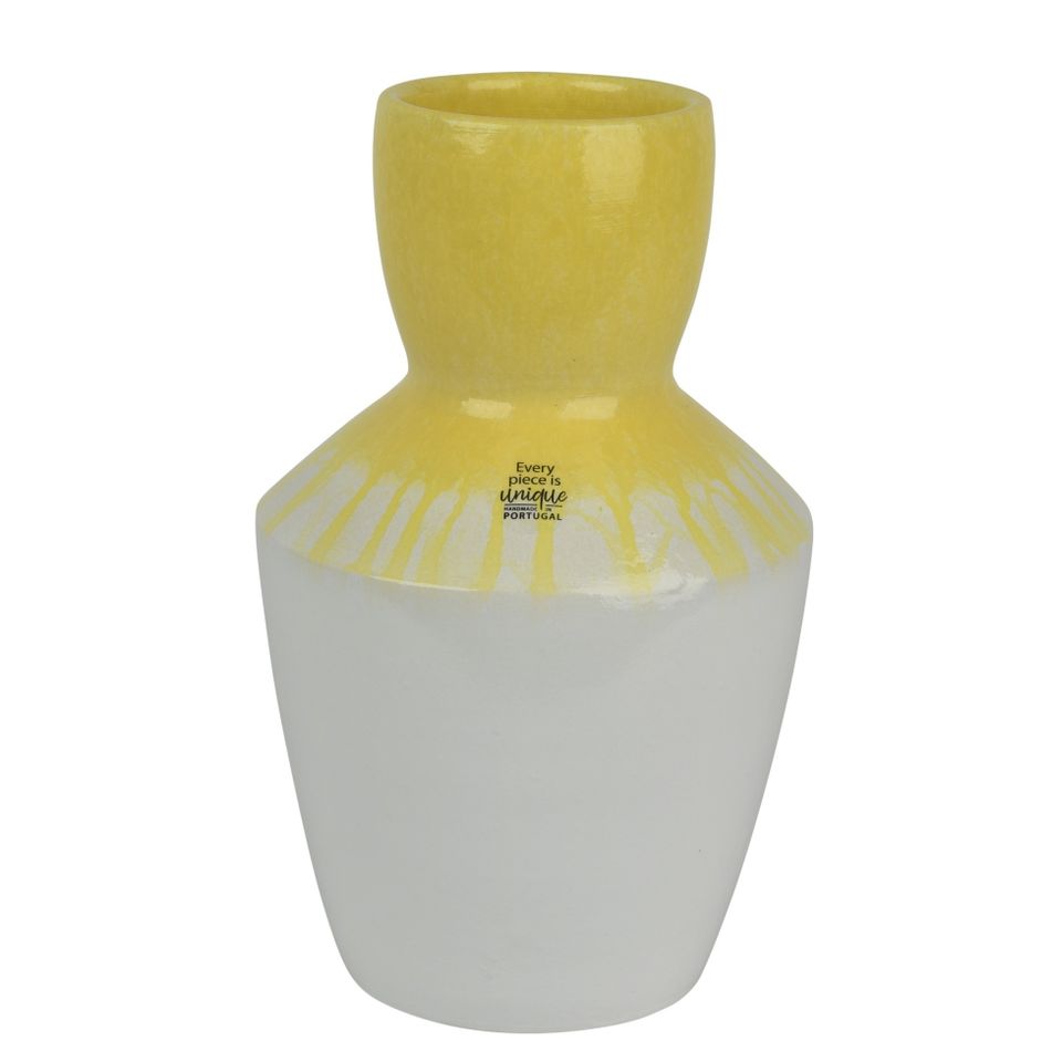vaso-white-d-dot-19xh30cm-collo-giallo-in-terracotta