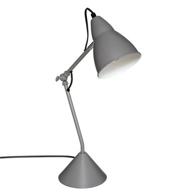 LAMPADA DA TAVOLO AUDE H62CM GRIGIA IN METALLO SNO