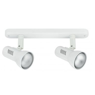 BARRA 2 SPOT CARRERA E27 28,5XH18,7CM BIANCA