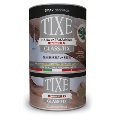 RESINA BICOMPONENTE GLASSTIX 750ML TRASPARENTE