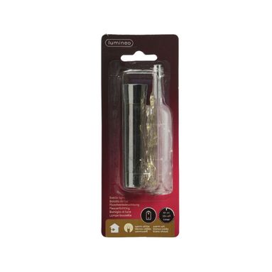 CATENA A BATTERIA 15 MICROLED A LUCE CALDA 70CM PE