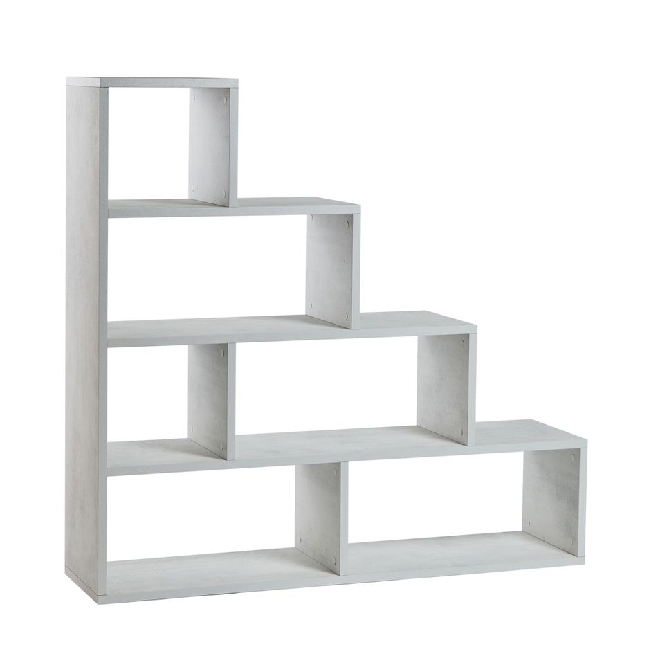 libreria-a-scala-l144-kit-150x38xh144cm-ossido-bianco