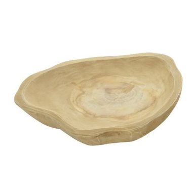 VASSOIO IN LEGNO TEAK NATURALE D.35CM