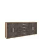 mobile-4-ante-4-cassetti-kit-203x41xh84cm-struttura-noce-stelvio-frontale-ossido-nero
