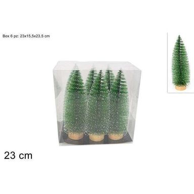 SET 6 ALBERI 23CM.