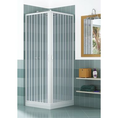 BOX DOCCIA ESTENSIBILE IN PVC 60/70X80/90XH185CM.