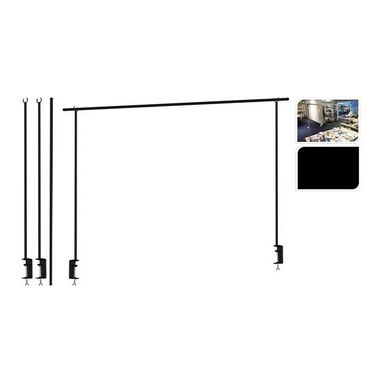 SUPPORTO ESTENSIBILE NERO DA TAVOLO 135-250CM DECO