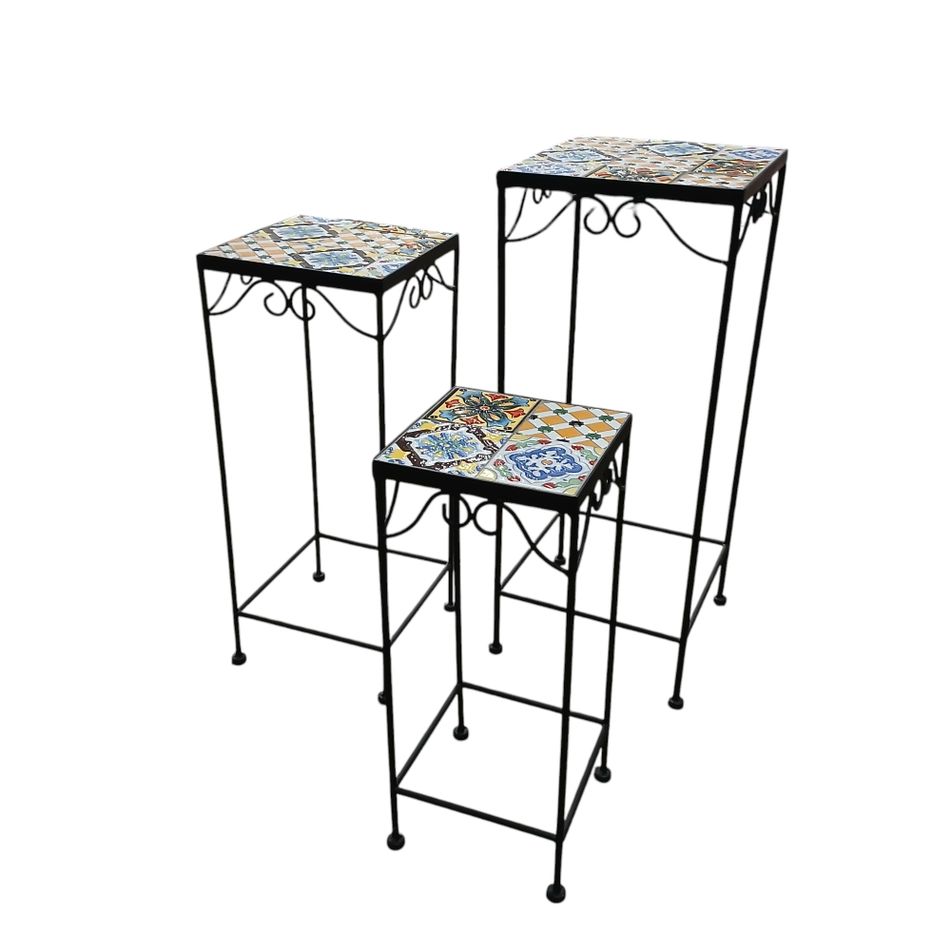 set-3-portavasi-mosaico-in-metallo-antracite