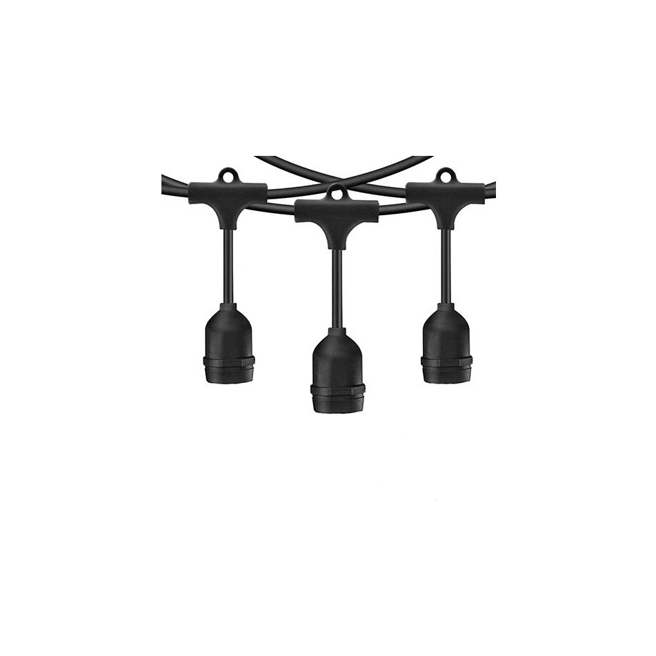 kit-luminaria-con-10-portalampade-e27-10m-nera