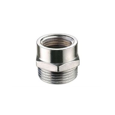 RACCORDO A GOMITO OTTONE 1" M/F