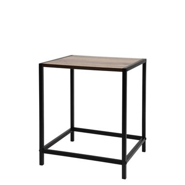 TAVOLO BASSO 32X28,5XH37CM IN LEGNO/METALLO.