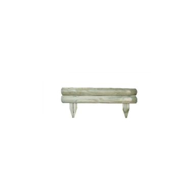BORDURA FLORA RETTA 50XH10/20CM CON 2 MEZZI PALI D