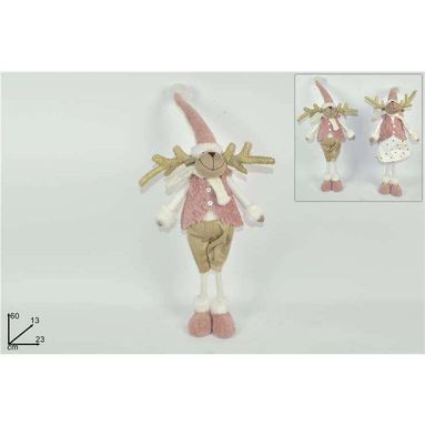 RENNA 60CM CON ABITO ROSA ASSORTITO