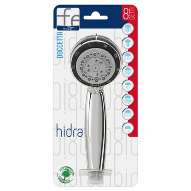 SOFFIONE DOCCIA CROMO 8 FUNZIONI