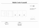mobile-2-ante-4-cassetti-kit-174x41xh84cm-struttura-noce-stelvio-frontale-ossido-bianco