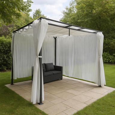 GAZEBO PERGOLA SCORREVOLE PLATONE MT 3X3 STRUTTURA