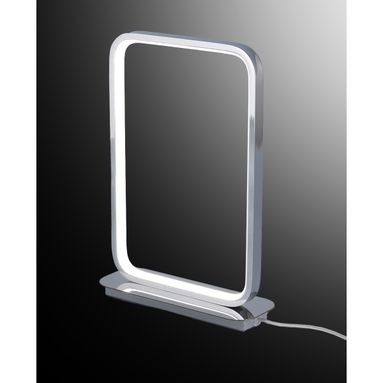 LAMPADA LED DA TAVOLO JODI 16W 15X13XH34CM CROMO