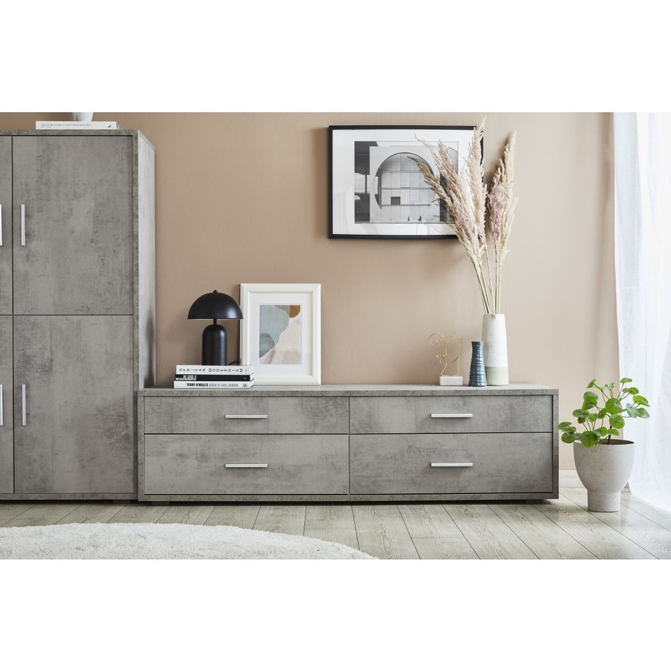mobile-4-cassetti-kit-179x47xh50cm-struttura-cemento-frontale-cemento