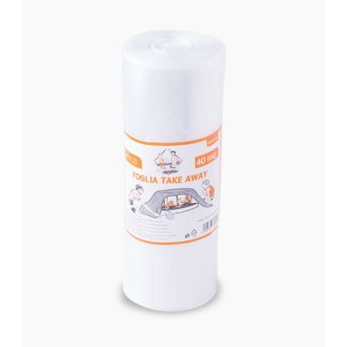 FOGLIA MINI TAKE AWAY 4X10M TRASPARENTE SENZA ANIM