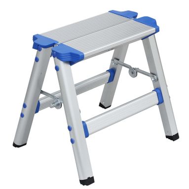 SGABELLO IN ALLUMINIO 1 GRADINO 35X27XH30CM