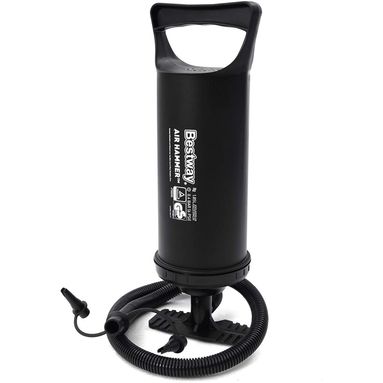 POMPA MANUALE 36CM CON 3 ADATTATORI PER VALVOLA