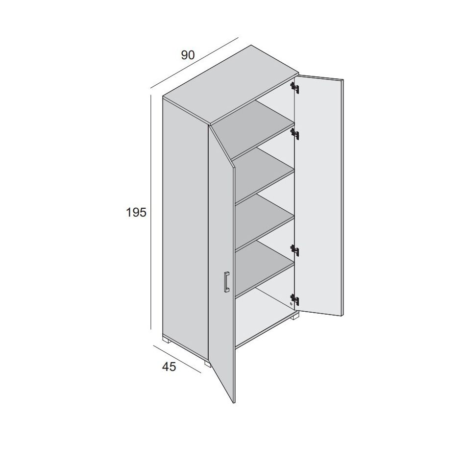 elemento-compos-2-ante-90x45xh195cm-rovere