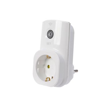 PRESA SCHUKO DA INTERNO CON INTERRUTTORE WIFI IP20