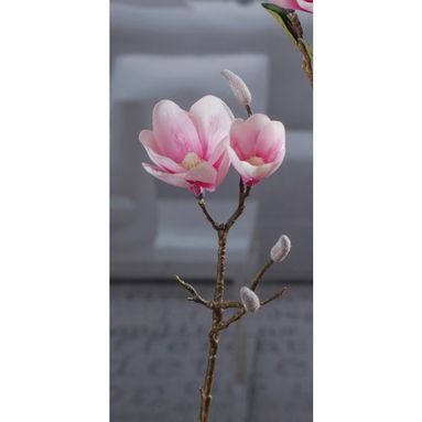 MAGNOLIA 48CM CON 2 FIORI IN 4 COLORI