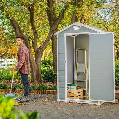 KETER CASETTA DA GIARDINO MANOR 4x3 GRIGIO