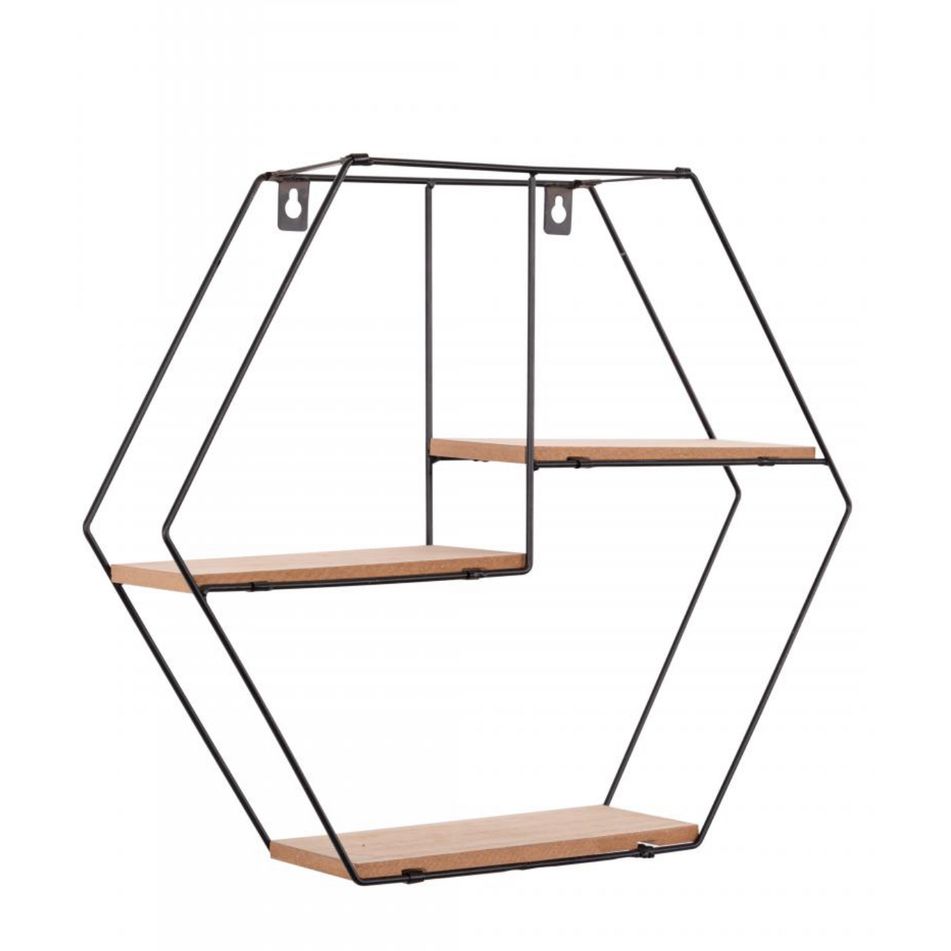 mensola-esagonale-395x10x36cm-nera-in-metallo-pie