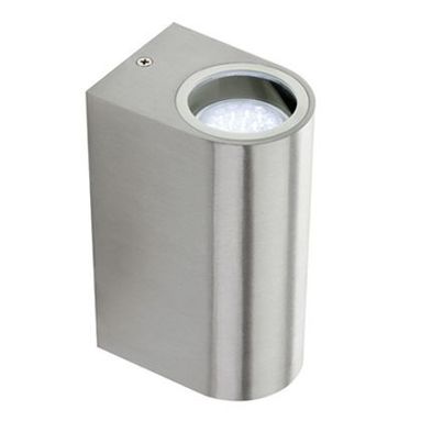 BOBO APPLIQUE 2 LUCI GU10 ACCIAIO