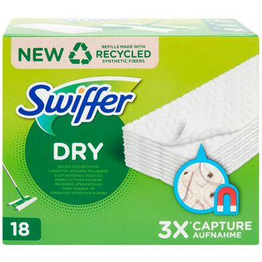 KIT SWIFFER DRY 18 PANNI CATTURA POLVERE